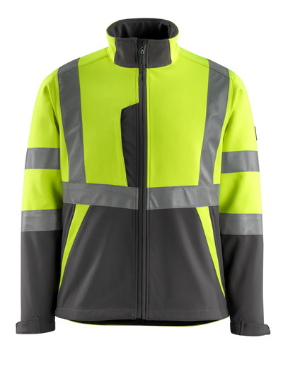 Jacke Kiama Safe Light h-vi Gelb/D-anthr 2XL MASCOT