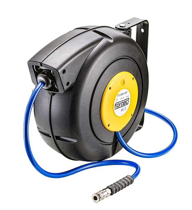 FORTEC FT-AIR-16-IT Schlauchaufroller 10 Anschlussschlauch 2.5m