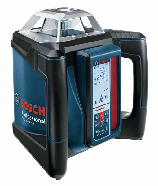 ROTATIONSLASER BOSCH GRL 500 HV + LR 50 SET, BT170HD,GR240,LR50,LB1,