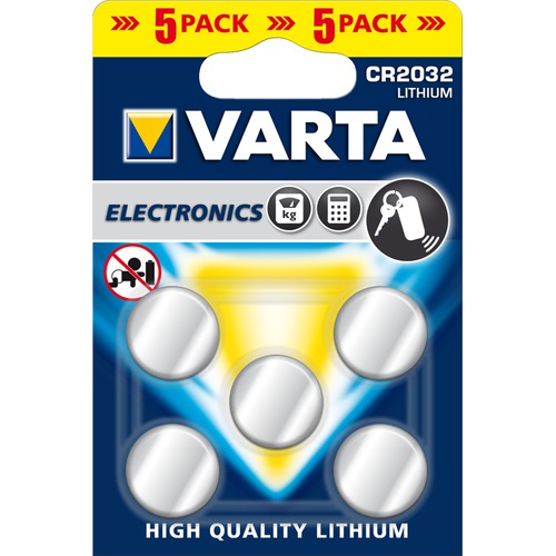 Batt.Electronics CR2032, 5Stk. 5Stk. SB Batt.Electro. CR2032, 5Stk.