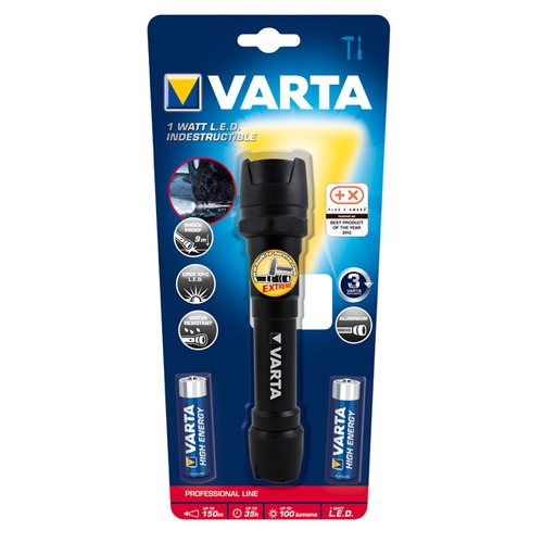 Taschenlapme Indestr. 1W 2AA Indestructi LED Taschenlampe Indestr. 1W 2AA
