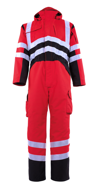 W-Kombi Safara Safe Young h-vi Rot/D-anthr 2XL MASCOT