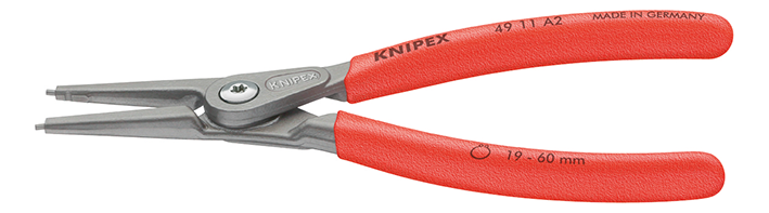 Seeger-Ringzange 49 11 A2 180mm, Feder, Aussenringe