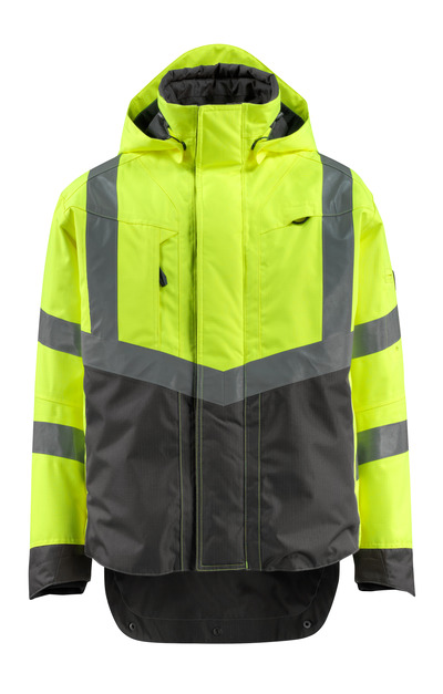 Harlow Jacke EN 20471-Kl 3 mit Reflexen Gelb/Dunkelanthrazit Gr.3XL