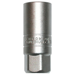 Kerzeneinsatz 3/8"-21mm Chrom/Vanadium        6-Kant