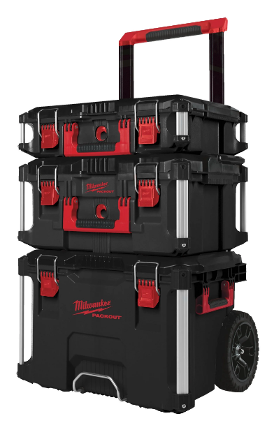 MILWAUKEE PACKOUT Trolley-Koffer 3-Teili