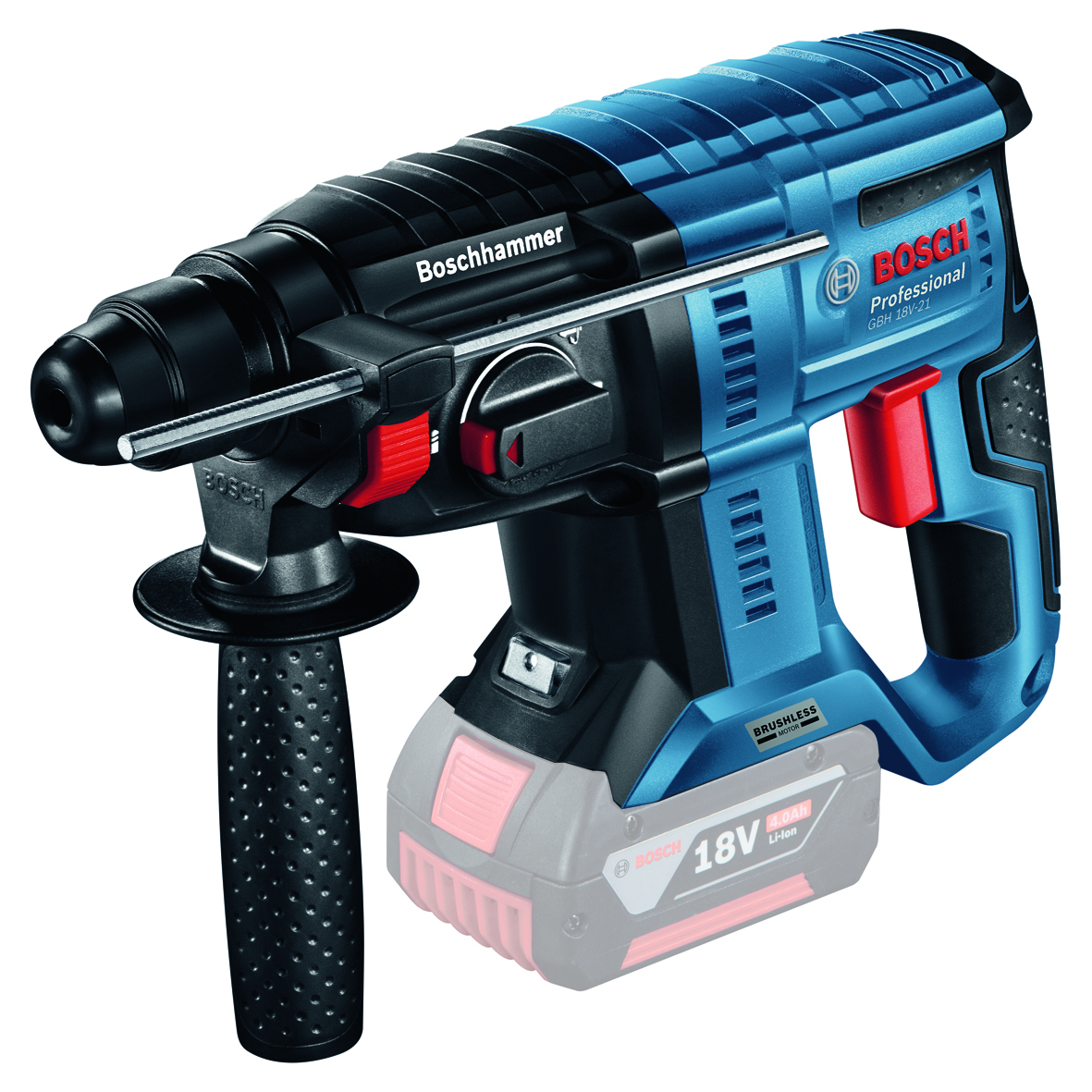 Akku Bohrhammer Bosch GBH 18V-21 Solo/ L-Boxx