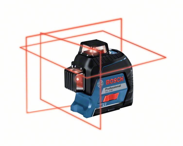Bosch Linienlaser GLL 3-80 + Alkaline +