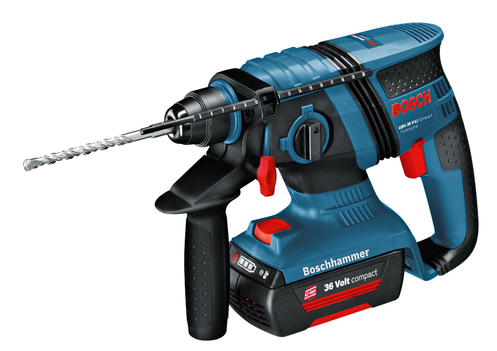 AKKU-BOHRHAMMER BOSCH GBH 36V-EC KOMPAKT im Koffer / 2 AKKU