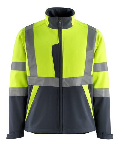 Jacke Kiama Safe Light h-vi Gelb/Schwblau 2XL MASCOT