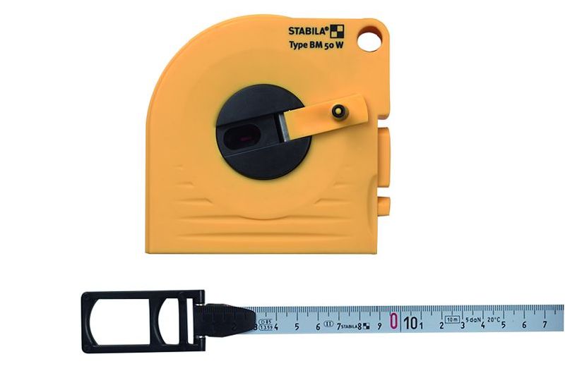 Stahl-Kapselbandmass Typ BM 50 W Länge m: 10, Bandbreite mm: 13