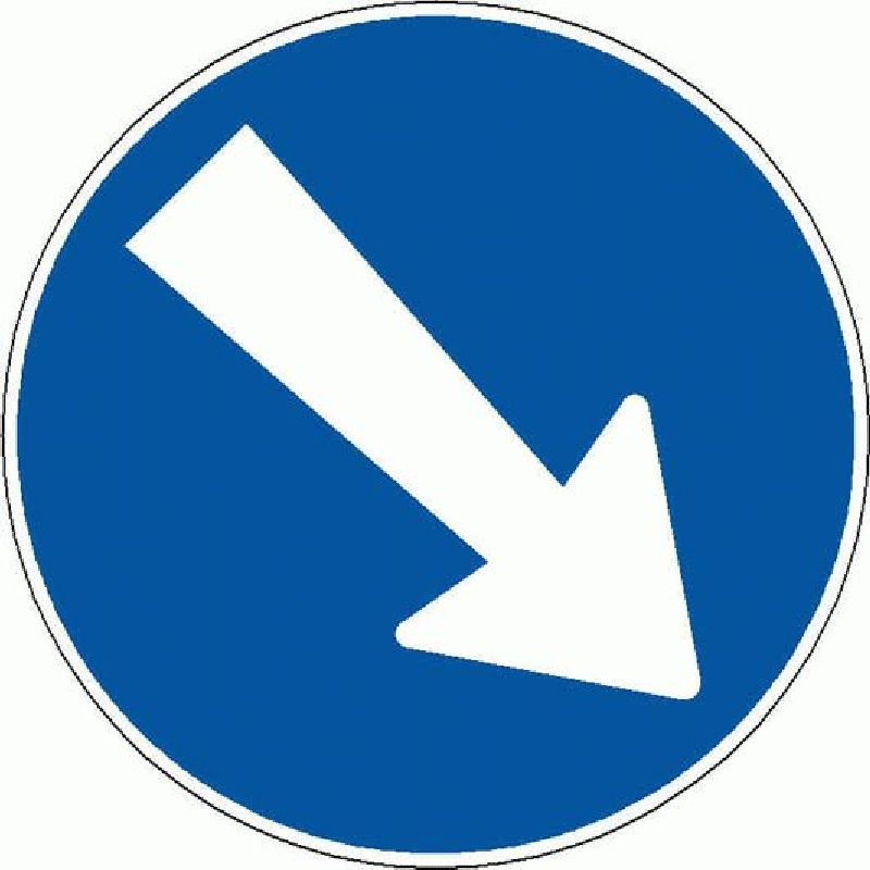 .SIGNAL SCOTCHL. CG  RECHTS UMFAHREN