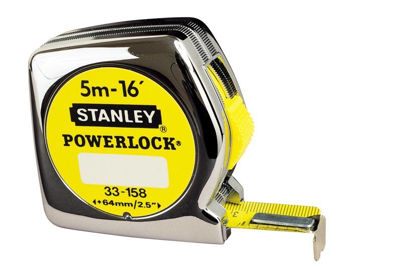 Rollmeter Kunststoffgehäuse Powerlock Breite mm: 19, Länge m: 5
