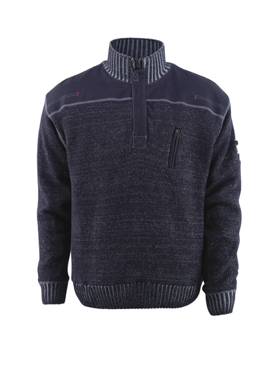 Strickpullover Naxos Frontline Blaugrau 3XL MASCOT