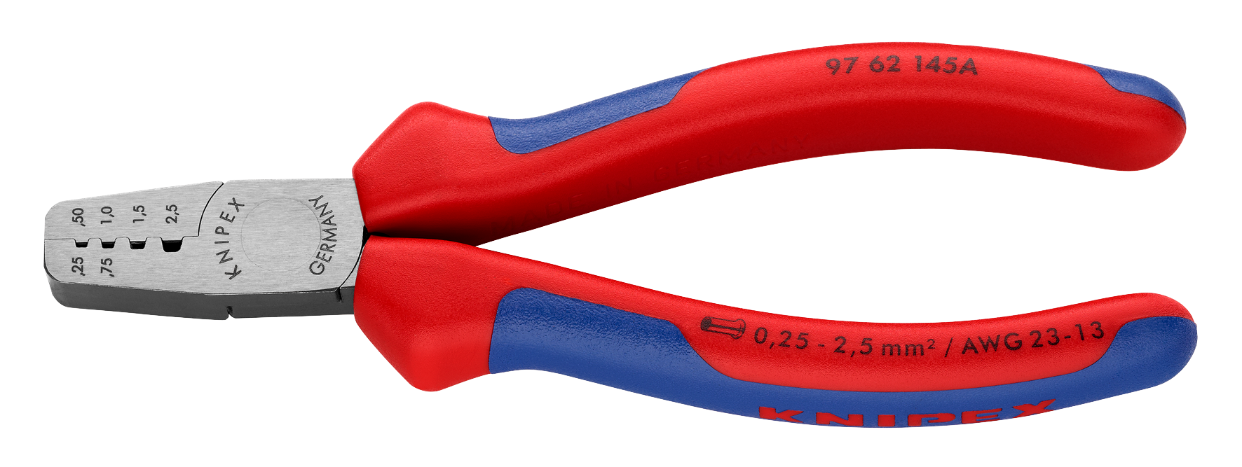 ANDERENDHÜLSENZANGE KNIPEX 9762A-145MM ERSETZT DURCH 1096171
