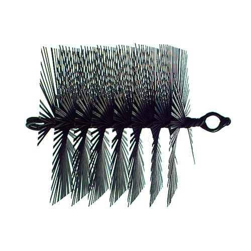 Kaminbürste 207 Flachstahldraht schwarz