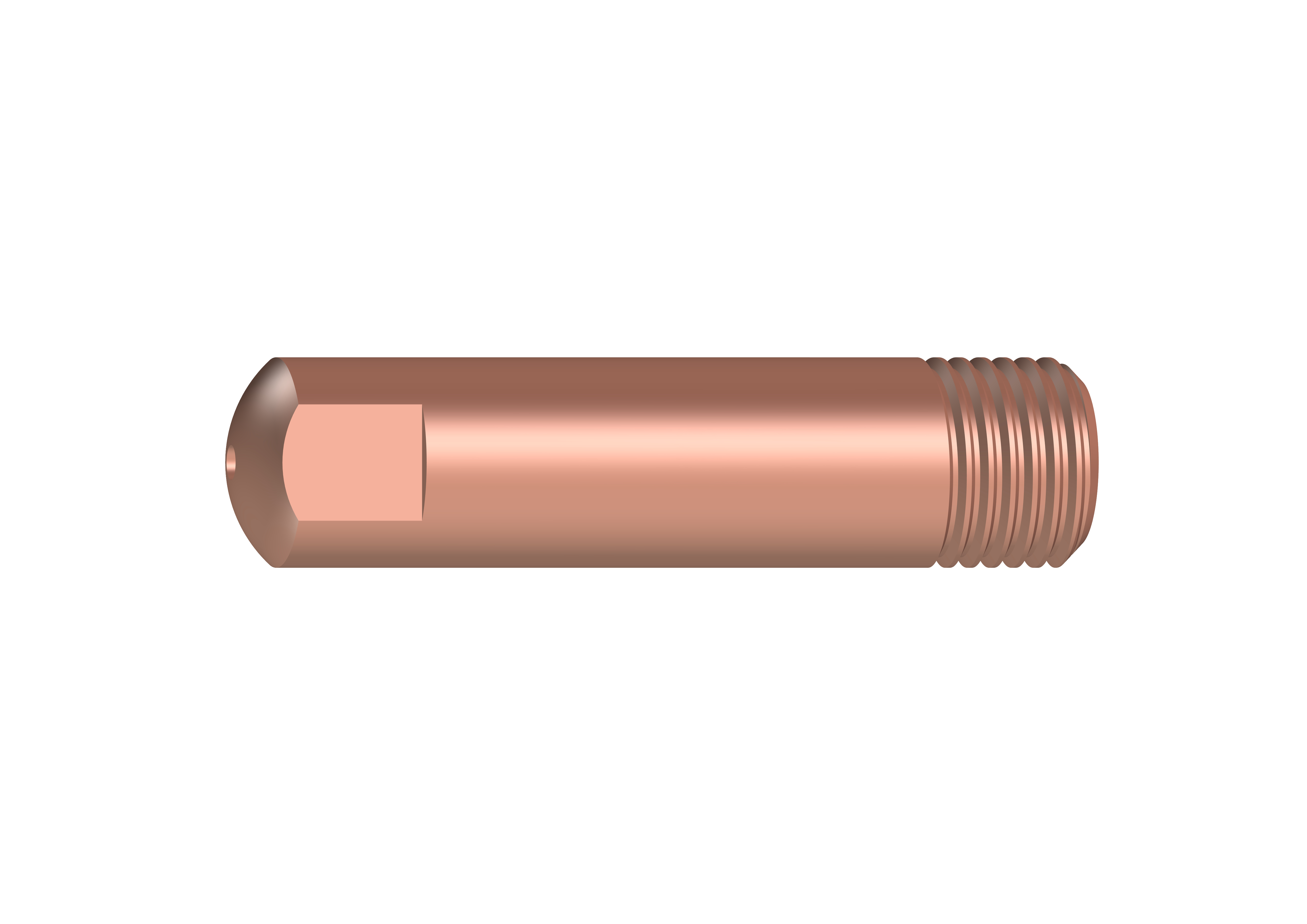 Stromdüse 0.8mm ECu M6 x 25mm