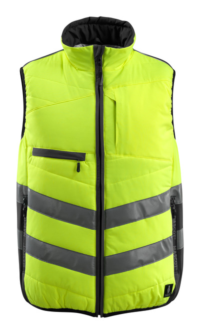 Weste Grimsby Safe Supreme h-vi Gelb/Schw 2XL MASCOT