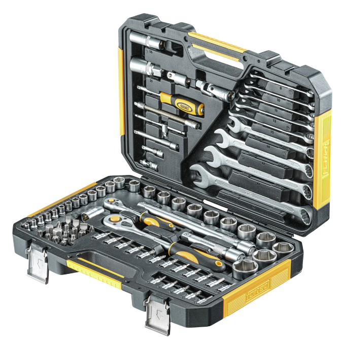 FORTEC Steckschlüssel-Satz 82-tlg. FT300 1/4" + 1/2"