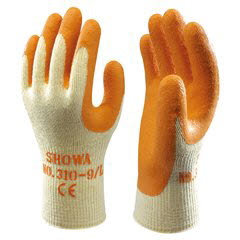 Rohgummihandschuhe Showa-Grip Naturlatex Gr.L ( VE 10 PAAR)