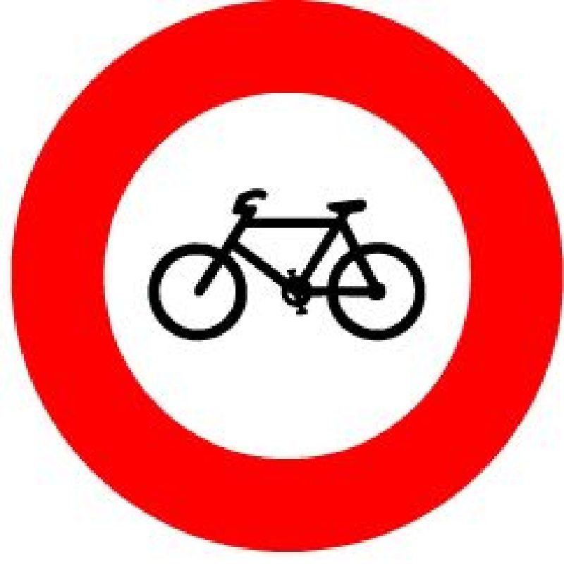 2.05 Verbot für Fahrräder und Motorfahrr Ø cm: 60, Ausführung: Scotchlite HIP