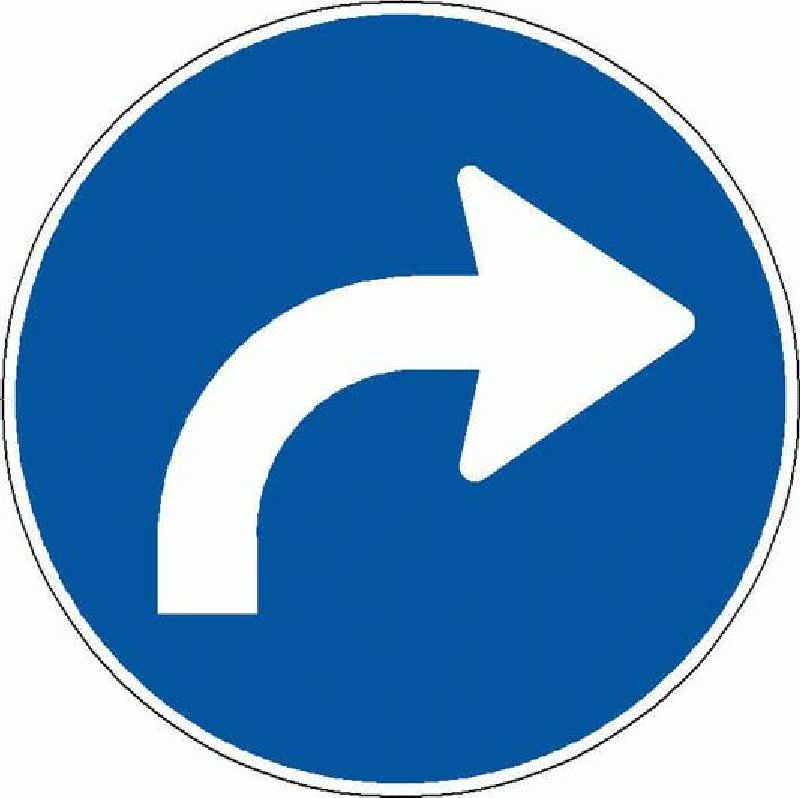 .SIGNAL SCOTCHL. EG  RECHTS ABBIEGEN