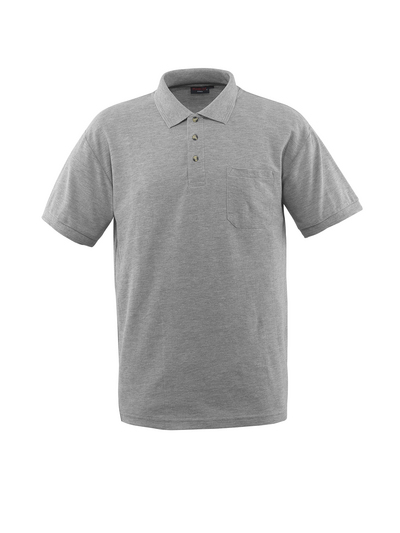 Borneo Polo-Shirt Grau-meliert Gr.L