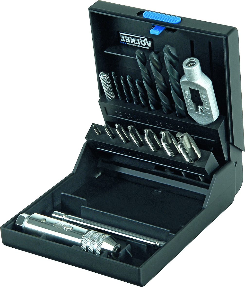 VÖLKEL Gewindebohrer-Set 47605 Einschnit M3-12