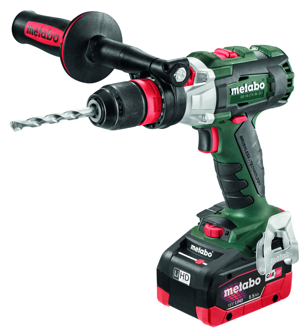 Metabo BS 18 LTX BL Q I Akku-Bohrschraub 2 x LiHD 5.5 Ah
