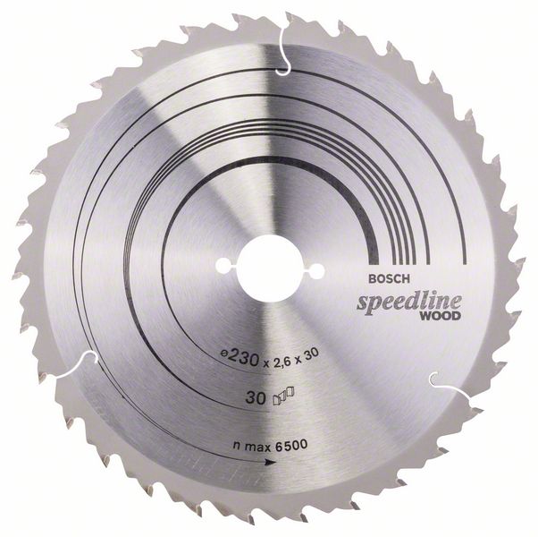 Kreissägeblatt HM 230X30X2,6 / 30 Z SPEEDLINE WOOD