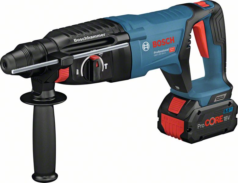 Akku Bohrhammer Bosch GBH 18V-26D Solo/ L-Boxx    Spatengriff