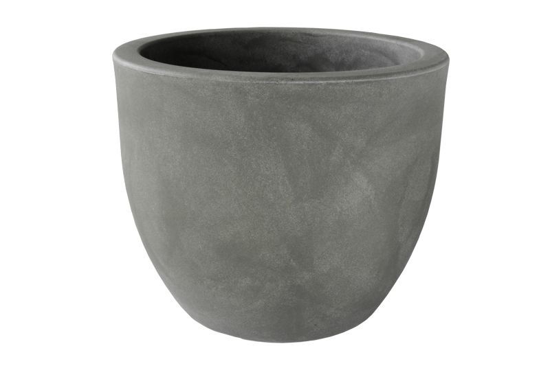 Pflanztopf Tondo light grigio fumo Aussenmass Ø cm: 32, Höhe cm: 27