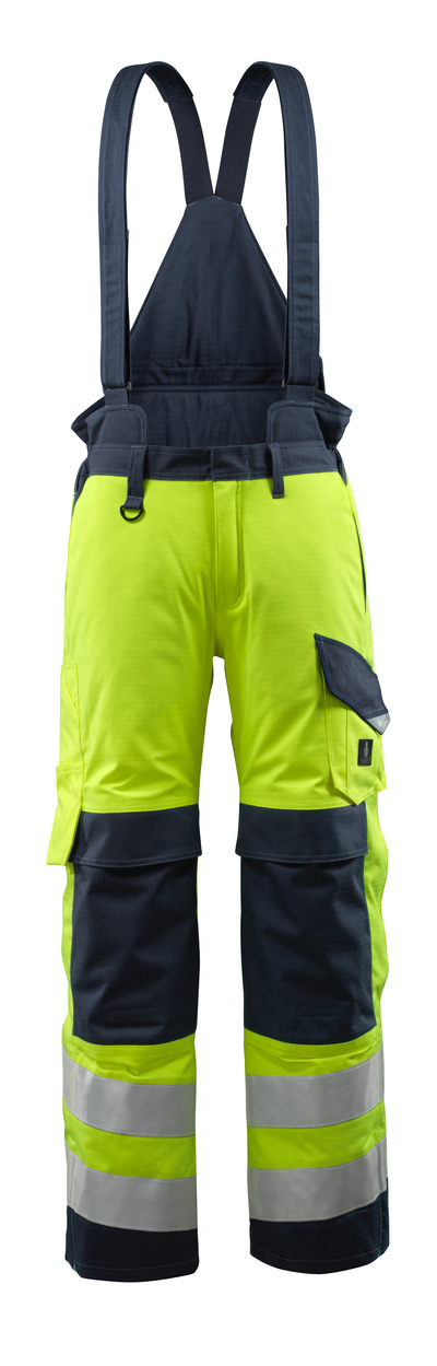 Winterhose Renens Multisafe h-vi Gelb/Schwblau 2XL MASCOT