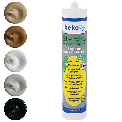 Beko Gecko Hybrid POP Kleb- und Dichtstoff ,grau 310 ml
