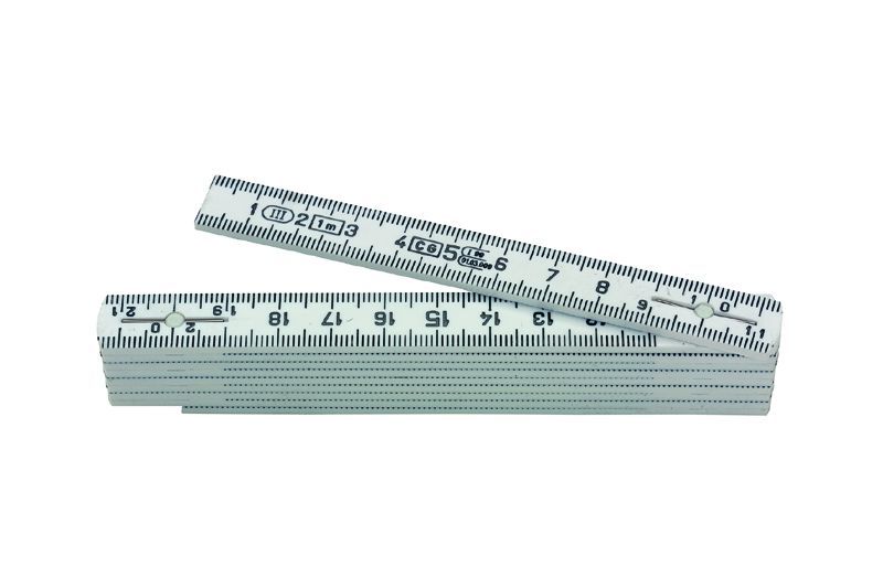 .GLIEDERMETER KUNSTSTOFF 1 M WEISS