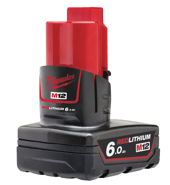 MILWAUKEE M12B6 LI-ION AKKUMULATOR 6.0AH