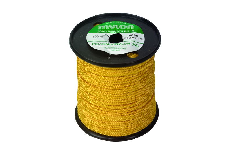 MAURERSCHNUERE GELB 1,7MM/50M