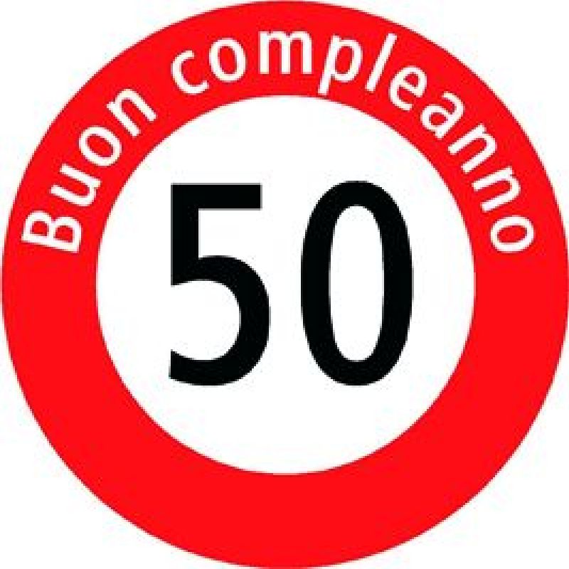2.30.NI Buon compleanno Text: Buon compleanno, Ø cm: 40
