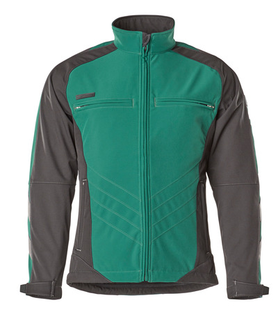 DRESDEN Soft Shell Jacke MASCOT Grün/schwarz Gr.XL
