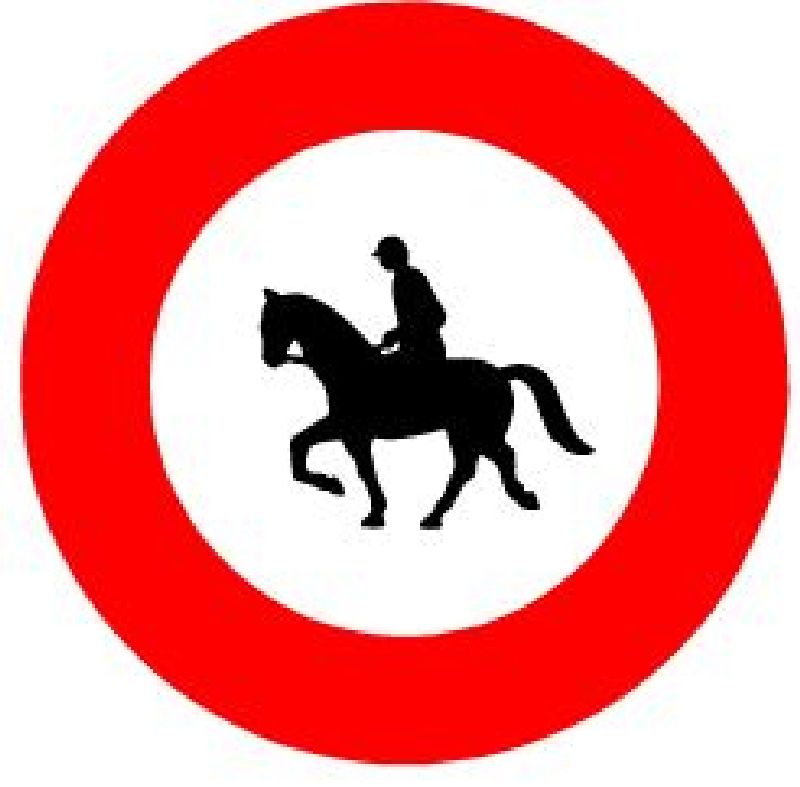 17.75 Reitverbot Ø cm: 40