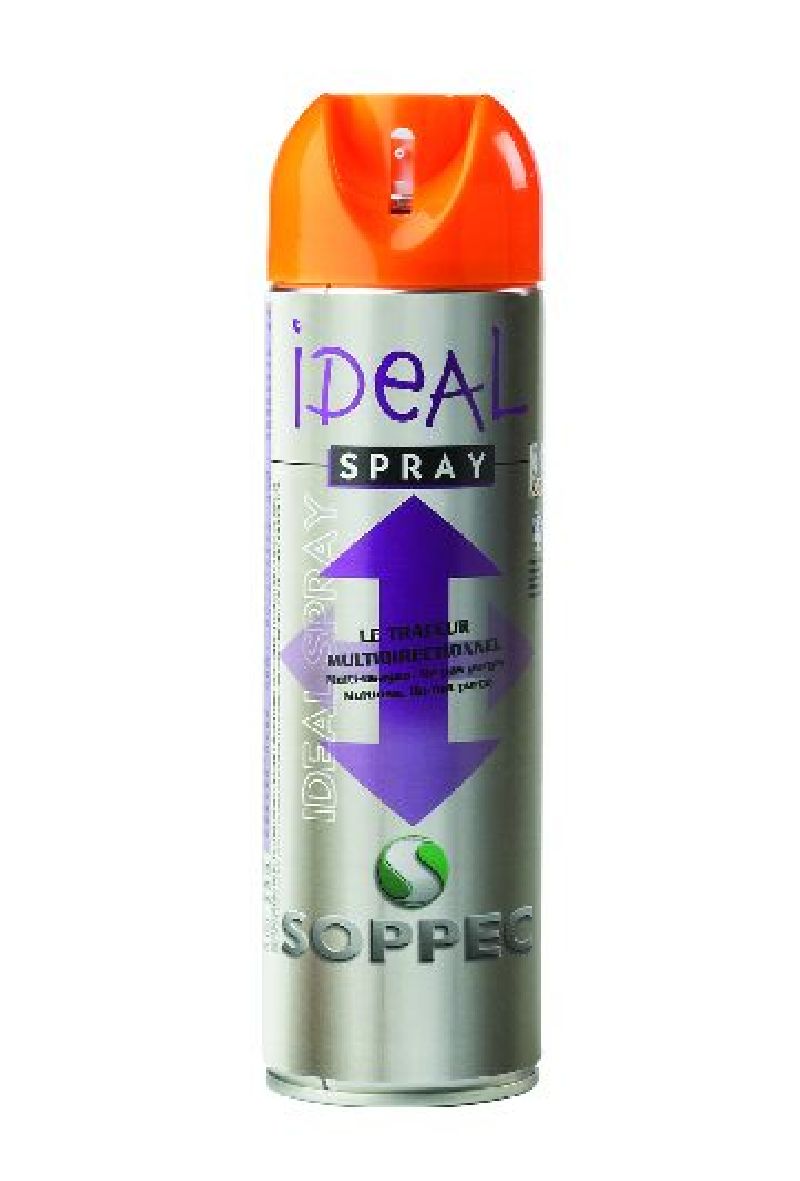 Markierspray IDEAL SPRAY 360° Fluoreszie Farben: orange, Couleur: orange